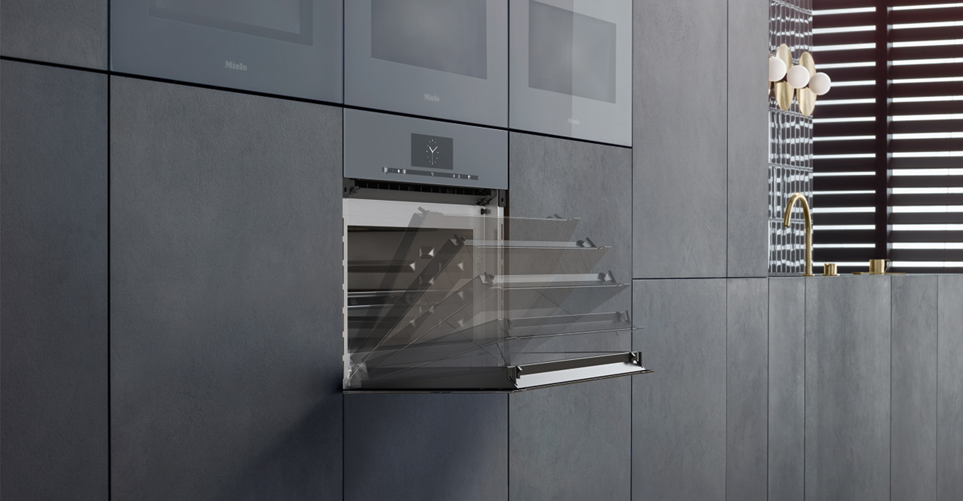 ArtLine builtin appliances with Touch2Open » Miele